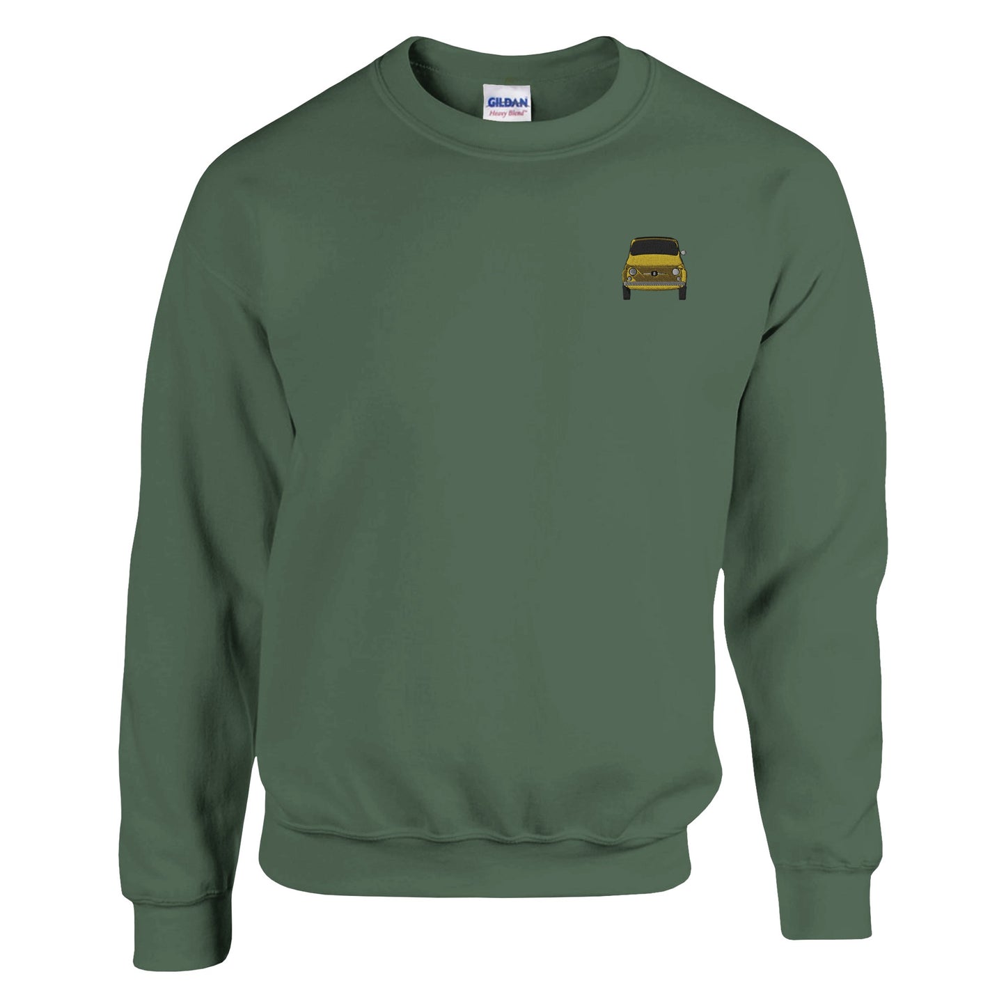 Sweat Fiat 500 Brodé CoPilote Collection – vue face