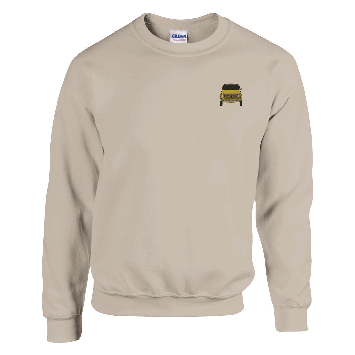 Sweat Fiat 500 Brodé CoPilote Collection – vue portée
