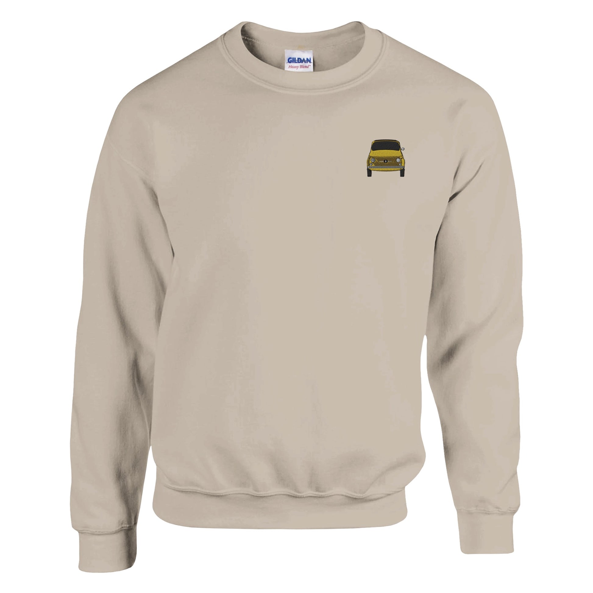 Sweat Fiat 500 Brodé CoPilote Collection – vue portée