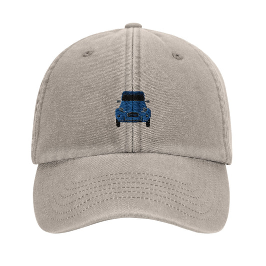 Casquette brodée Citroën 2CV – accessoire inspiré d’une voiture de collection française