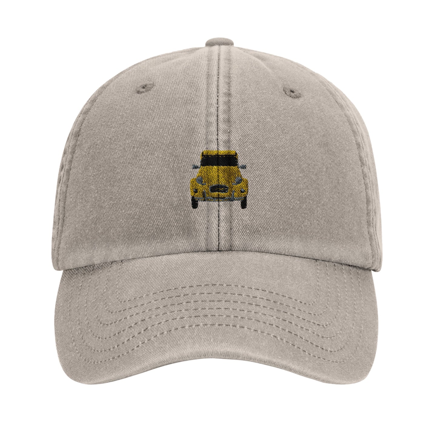 Casquette brodée Citroën 2CV – accessoire inspiré d’une voiture de collection française